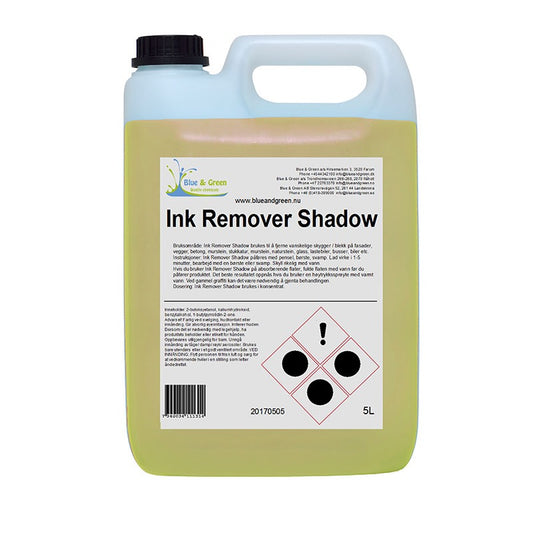 Klotterborttagare Blue & Green Ink Remover Shadow, 25 liter