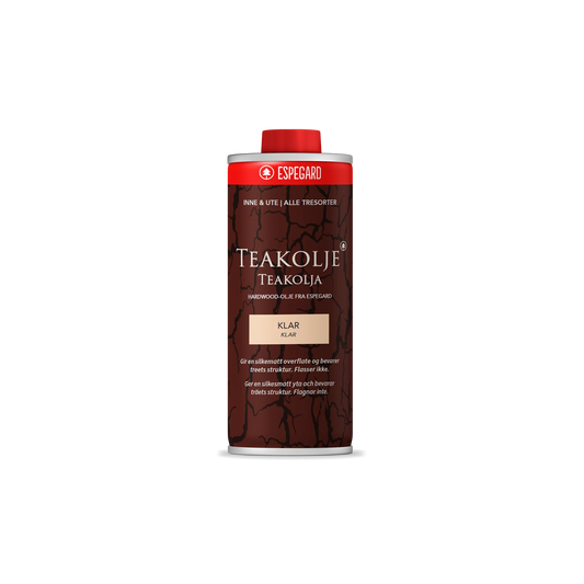 Teakolja  Espegard Klar, Spray 500 ml