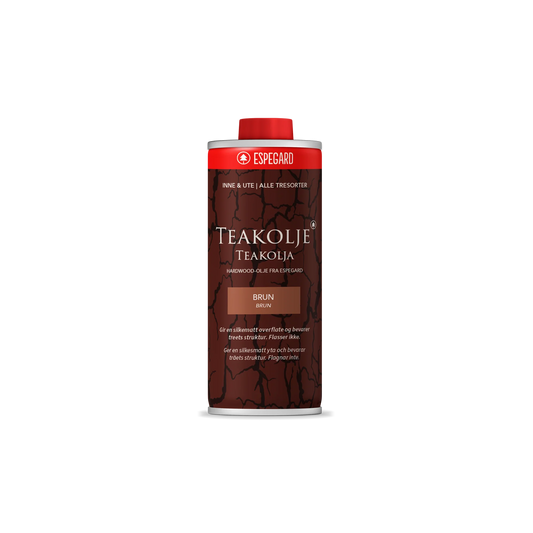 Teakolja Espegard Brun, Spray 500 ml