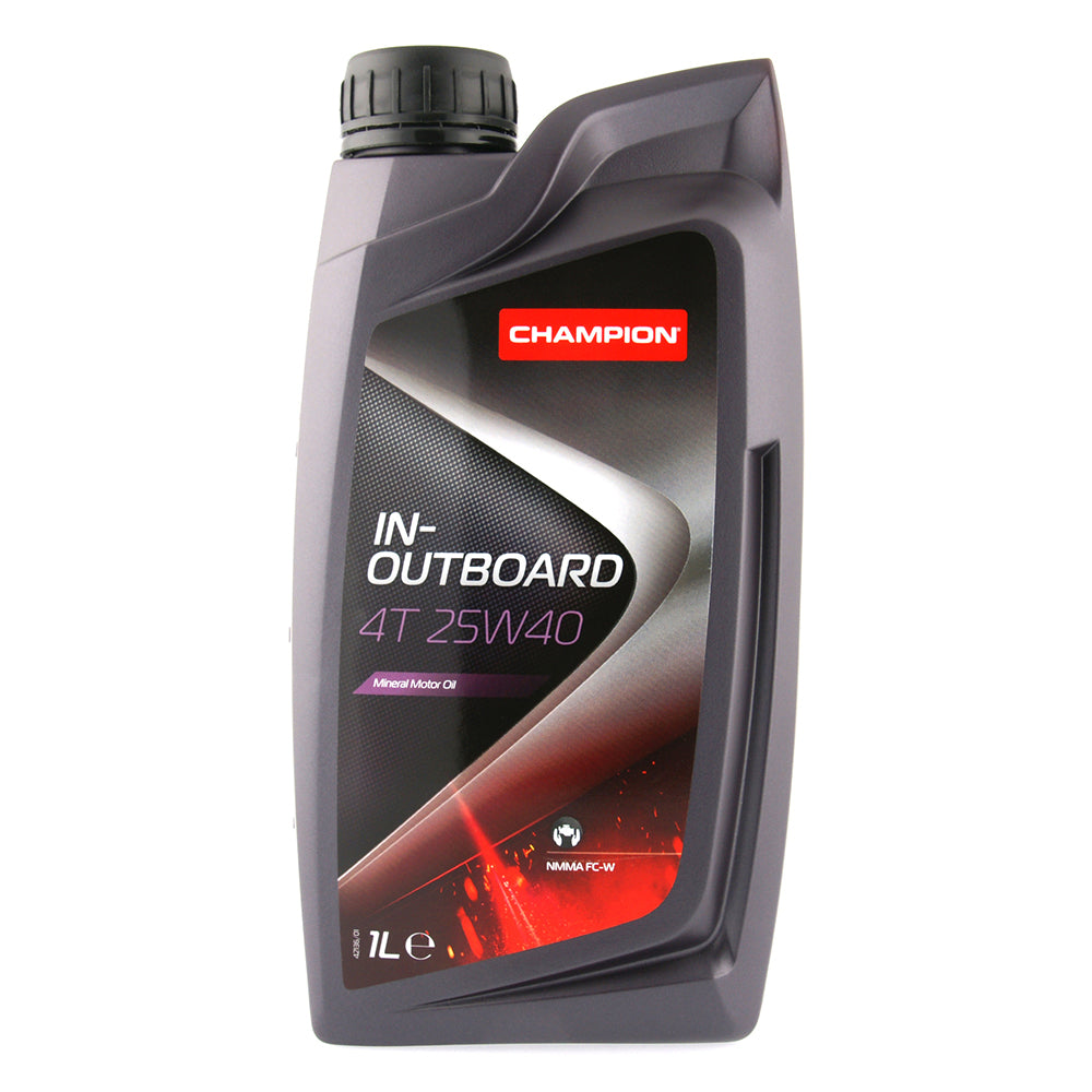 Champion In-Outboard 4T 25W40, 1 liter