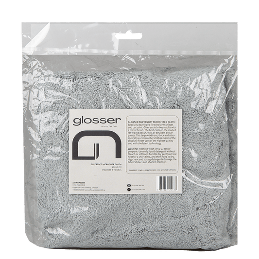 Mikrofiberdukar Glosser Supersoft Microfiber Cloth 3-Pack, 40x60cm