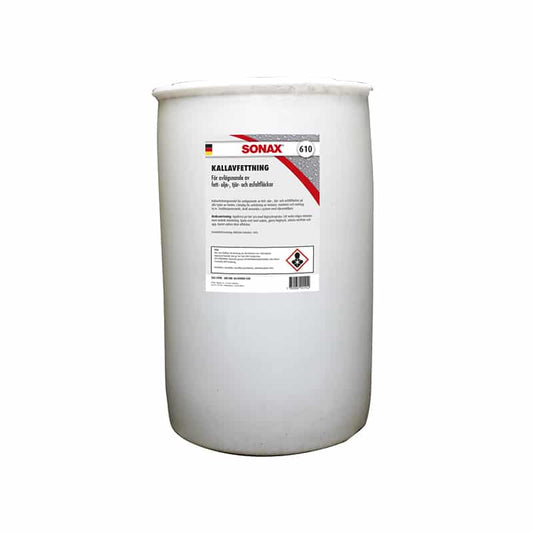 Sonax Kallavfettning Kemikaliesvepet, 205 liter