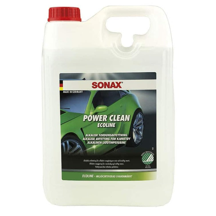 Alkaliskt Avfettningsmedel Sonax Power Clean Ecoline Svanenmärkt, 5 liter