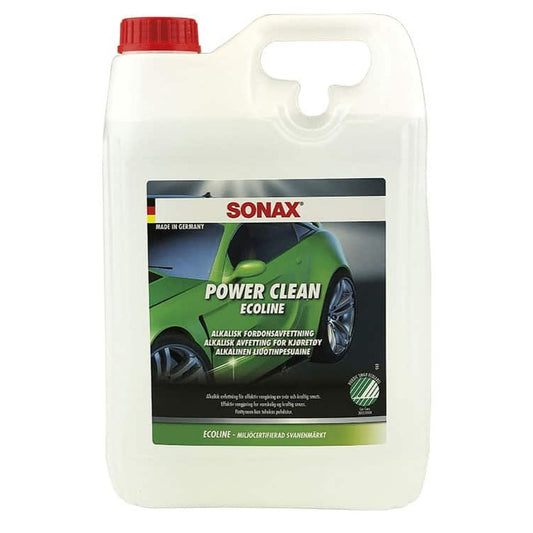 Alkaliskt Avfettningsmedel Sonax Power Clean Ecoline Svanenmärkt, 5 liter