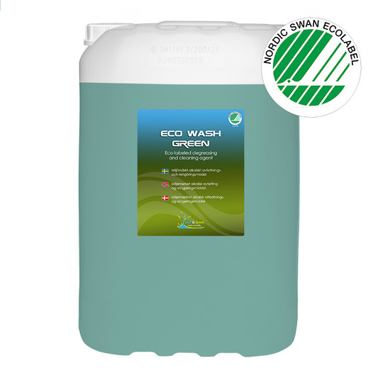 Alkalisk Avfettning Blue & Green ECO Wash Green, 25 liter