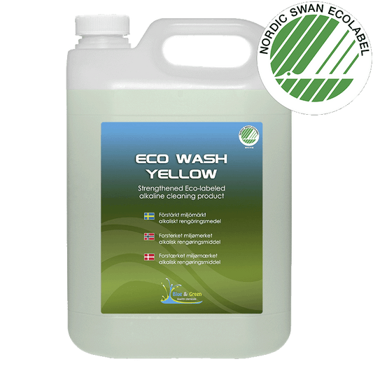 Alkalisk Avfettning Blue & Green ECO Wash Yellow, 5 liter
