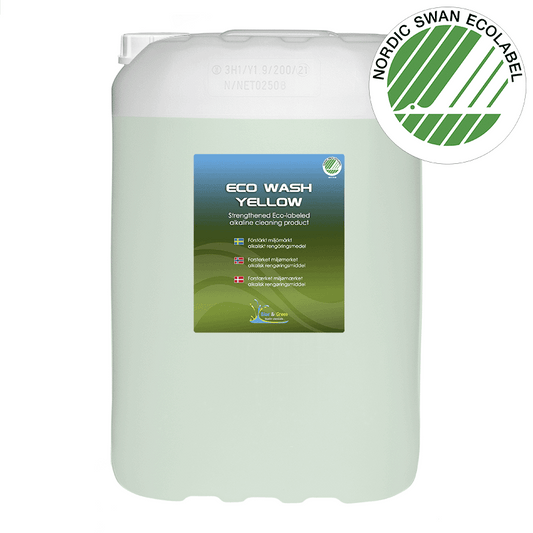 Alkalisk Avfettning Blue & Green ECO Wash Yellow, 25 liter