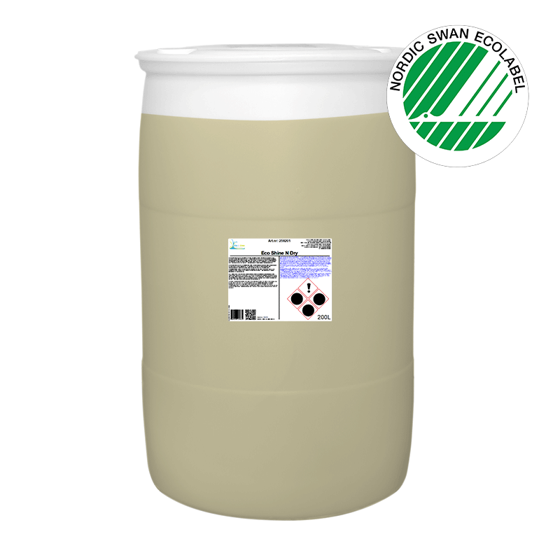 Avrinningsmedel & torkmedel Blue & Green ECO Shine 'n Dry, 200 liter