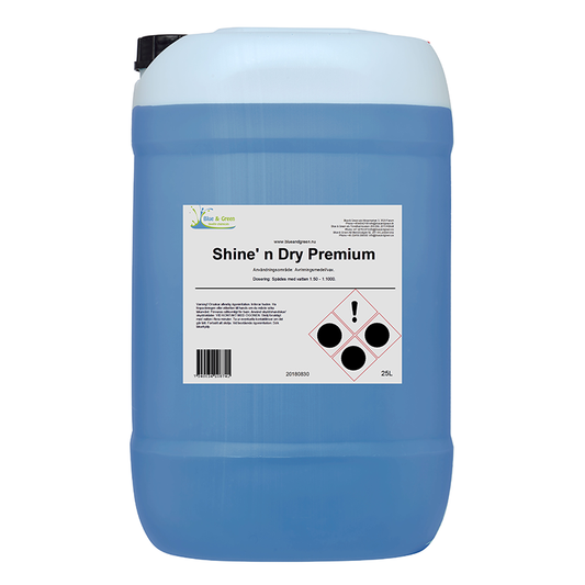 Blue & Green Shine 'n Dry Premium, 25 liter