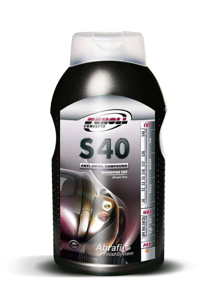 Scholl Concepts S40 Anti-Swirl Finishing Compound, 250 ml