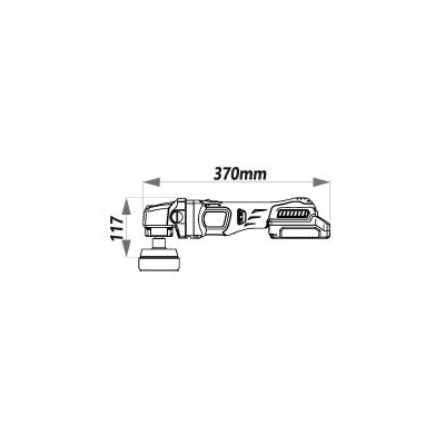 Batteridriven Shinemate EB230 - Batteridriven Roterande Polermaskin