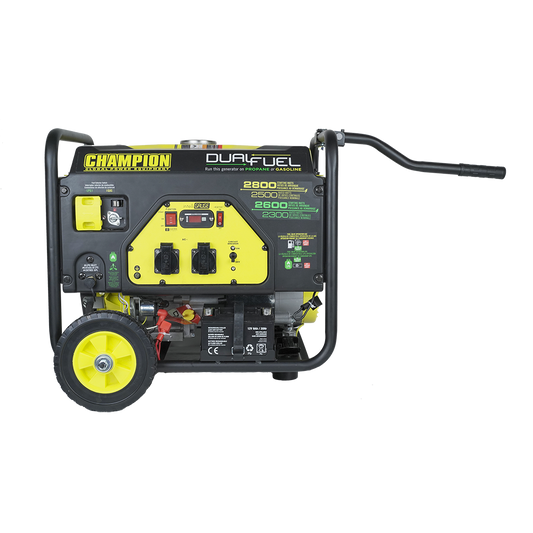 Elverk Champion 2800W, Dual Fuel