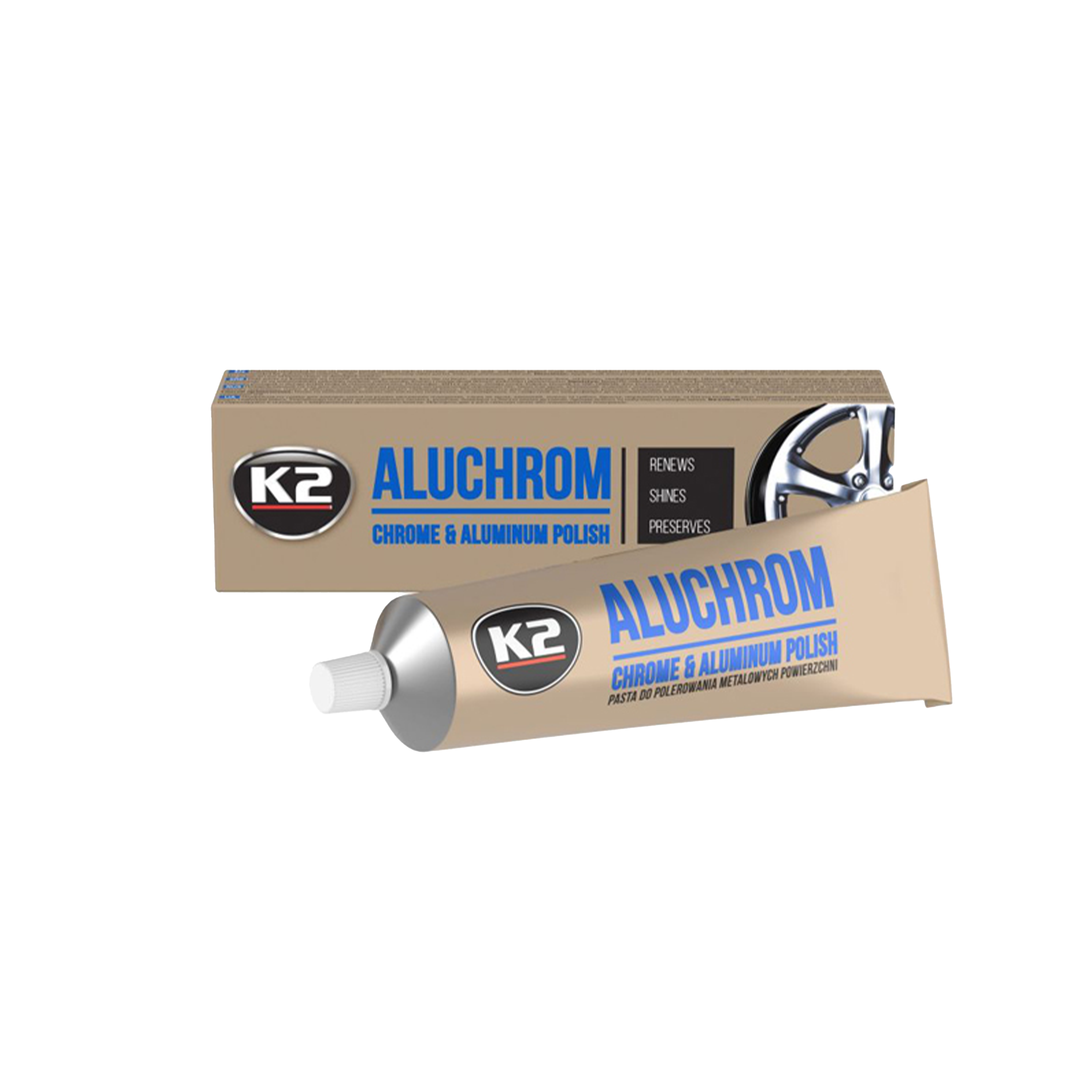 Metallpolish K2 Aluchrom 120 gram