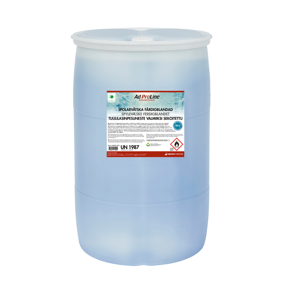 AD Spolarvätska Färdigblandad -18°C, 210L