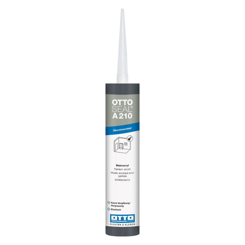 Akrylfog OTTOSEAL A 210 Painters Acrylic Vit, 300ml