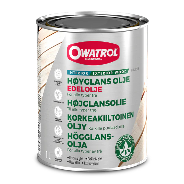 Ädelolja Owatrol Högblank, 1 liter