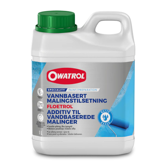 Vattenbaserad färgtillsats Owatrol Floetrol, 1 liter