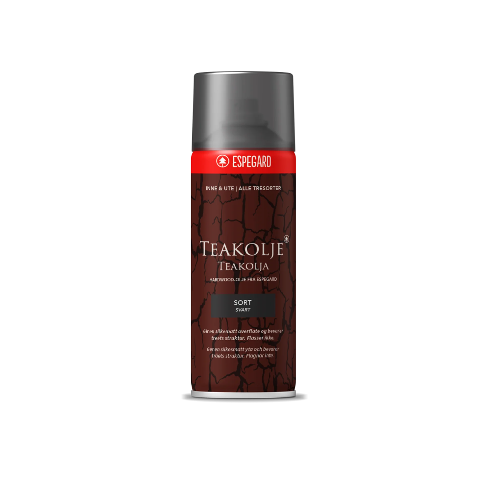 Teakolja Espegard Svart, Spray 500 ml