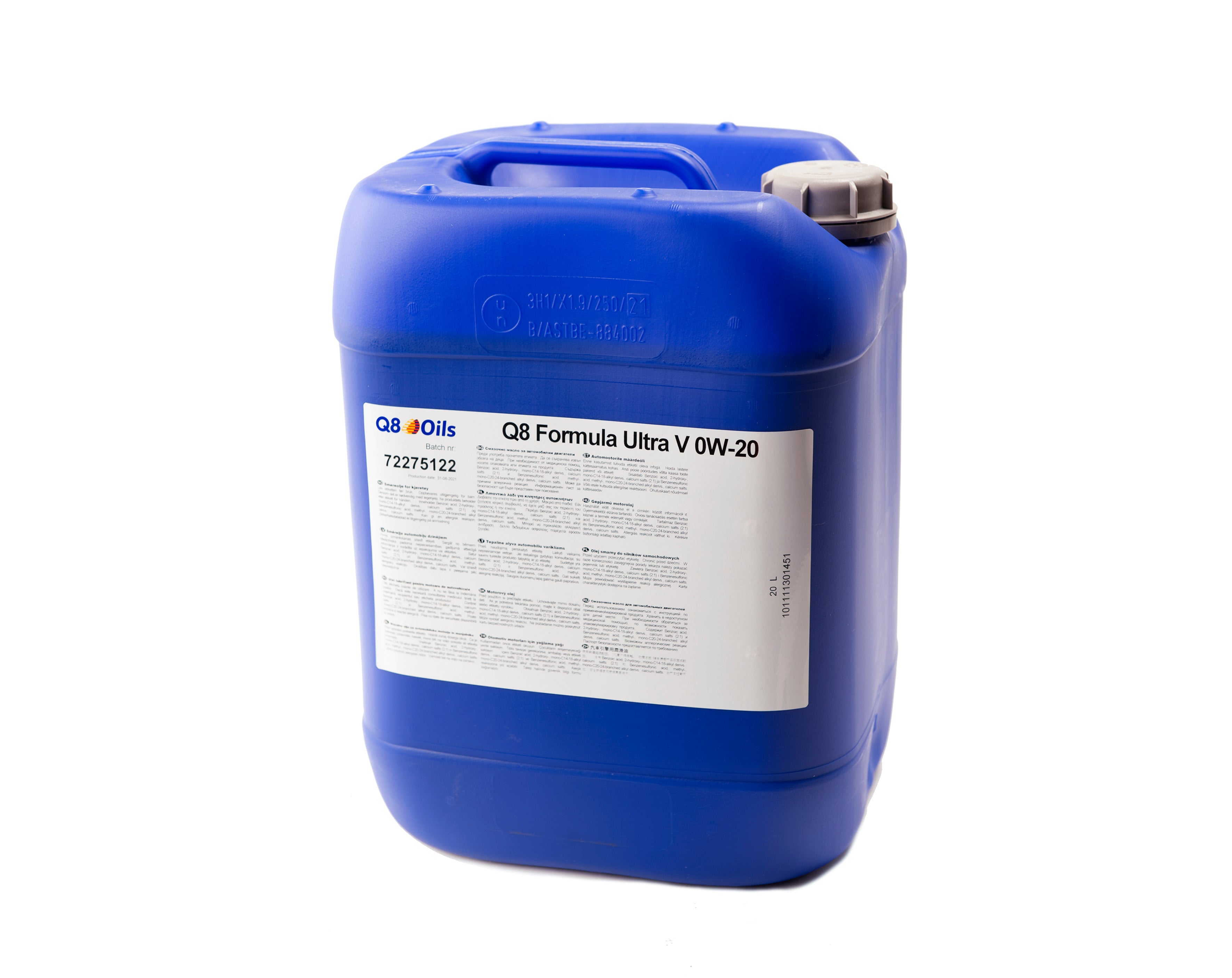 Q8 FORMULA ULTRA V 0W-20 - 20L