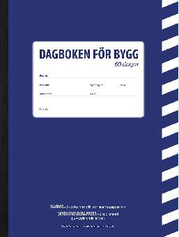 NONAME BYGGDAGBOK 60 DAGARS BLÅ A4