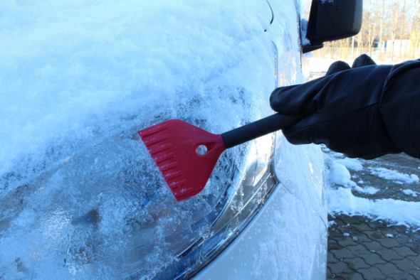 Snöborste Vikan Hård Svart, 490mm