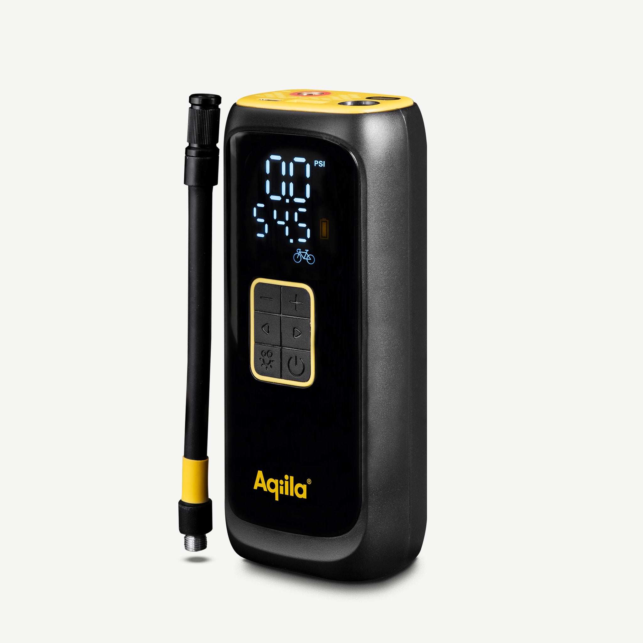 Aqiila Airbird C4 portabel kompressor 4 000 mAh svart
