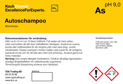 Koch-Chemie Etikett för Tomflaska