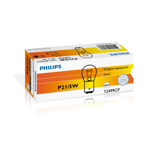 Blinkerslampa Philips Vision P21/5W, 12V BAY15d