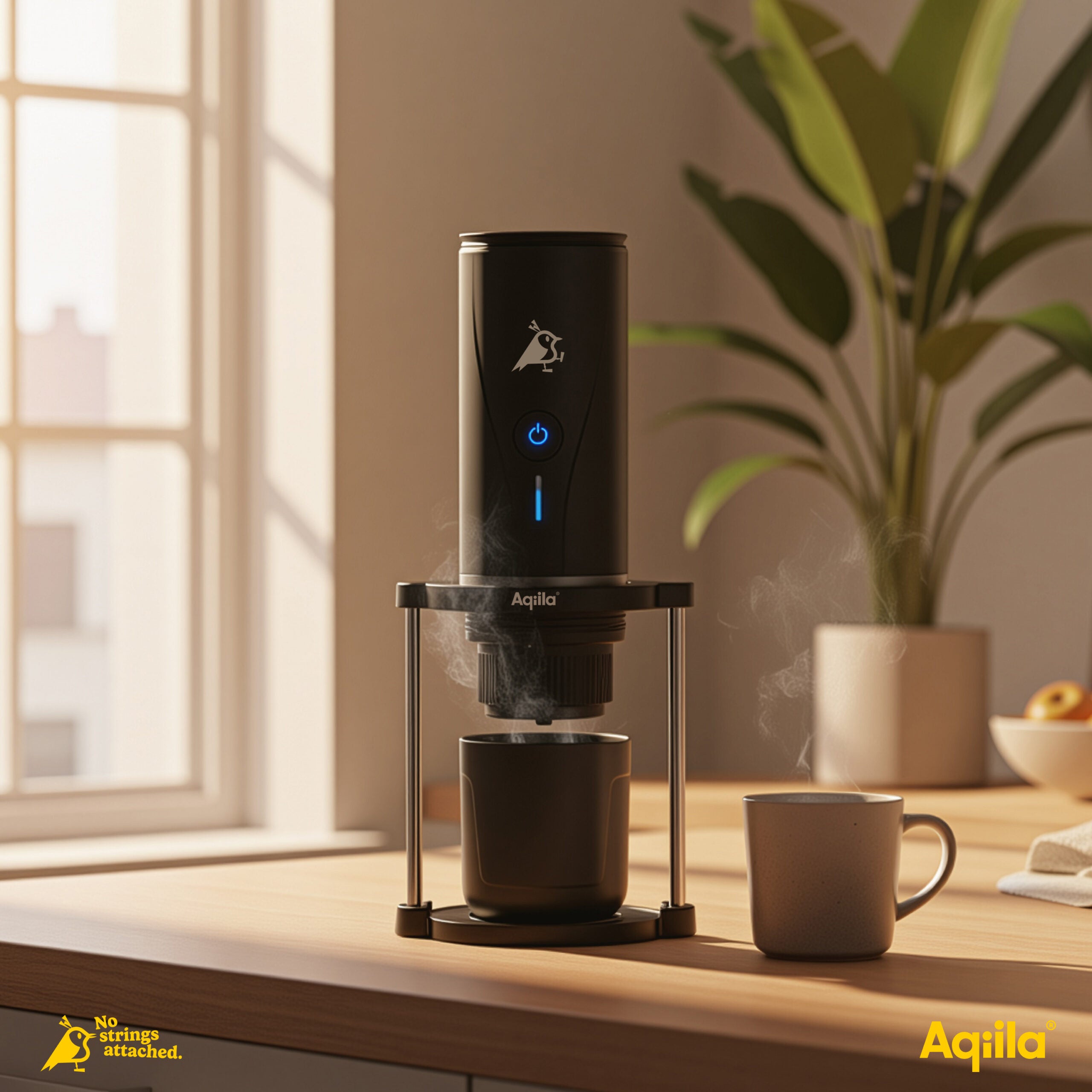 Aqiila Coffeebird-ställ svart