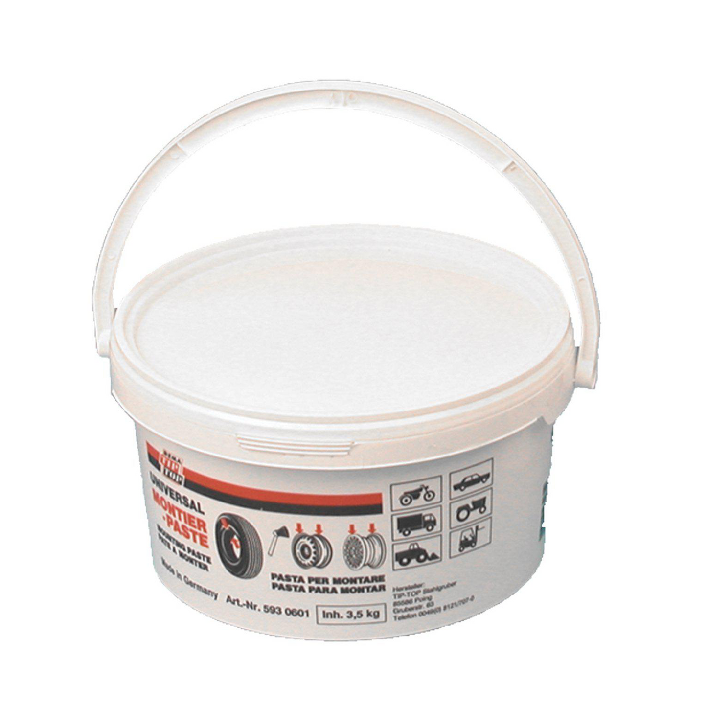 Däckpasta Tip Top Monteringspasta, 3,5 kg