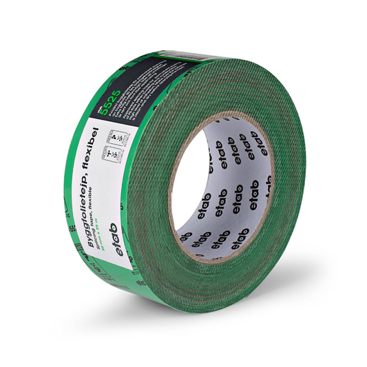 Byggfolietejp ETAB 5525 Grön, 50mm x 25m