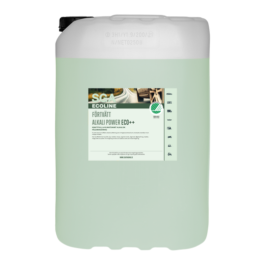 Svanenmärkt SGA Ecoline Förtvätt Alkali Power ECO++, 25 Liter