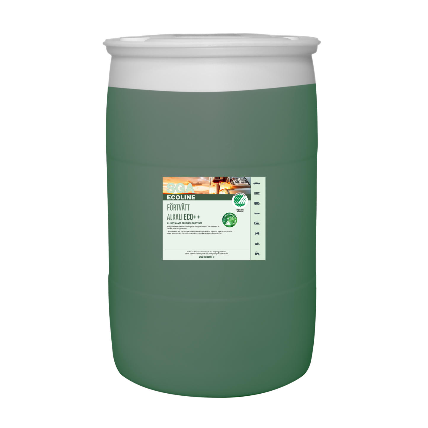 Svanenmärkt  SGA Ecoline Förtvätt Alkali ECO++, 200 Liter
