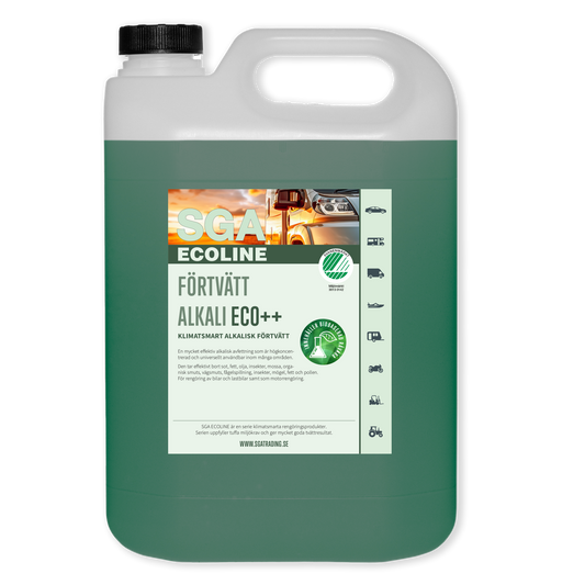 Svanenmärkt  SGA Ecoline Förtvätt Alkali ECO++, 5 Liter