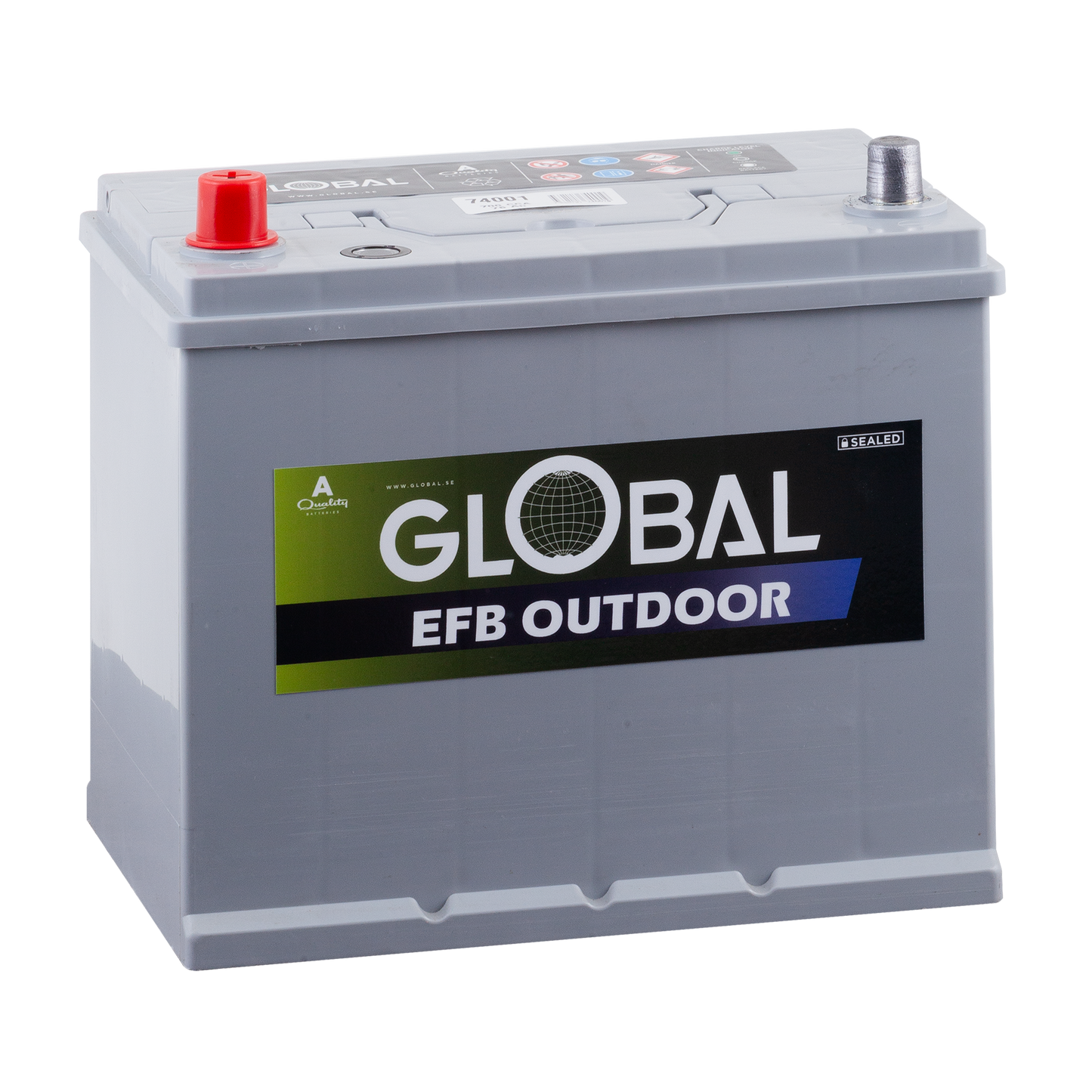 GLOBAL EFB OUTDOOR Batteri 75Ah