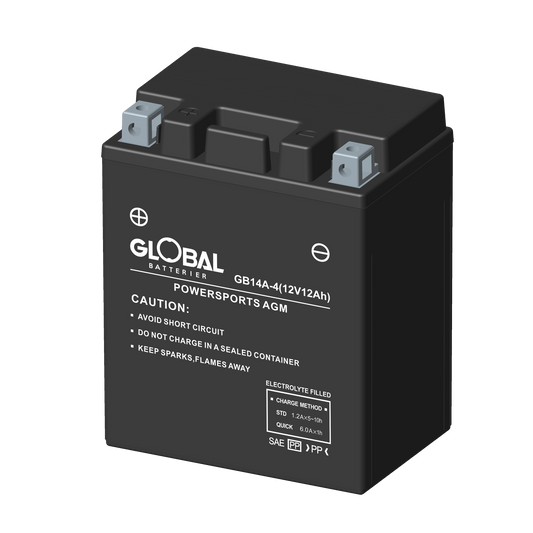 GLOBAL GB14A-4 FA MC Batteri 12Ah