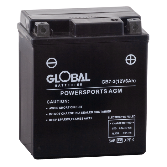 GLOBAL GB7-3 FA MC Batteri 6Ah