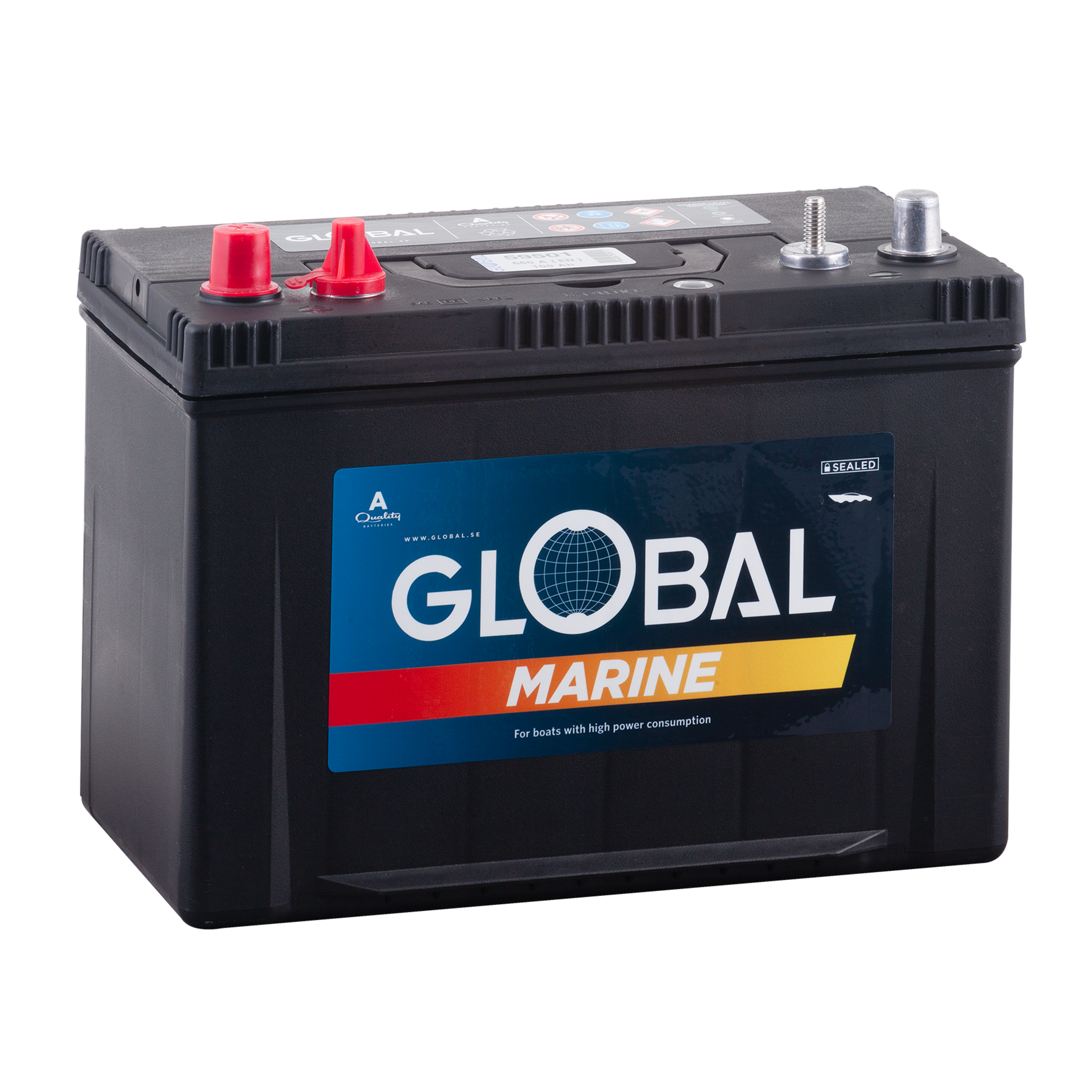 GLOBAL SMF MARIN Batteri 100Ah