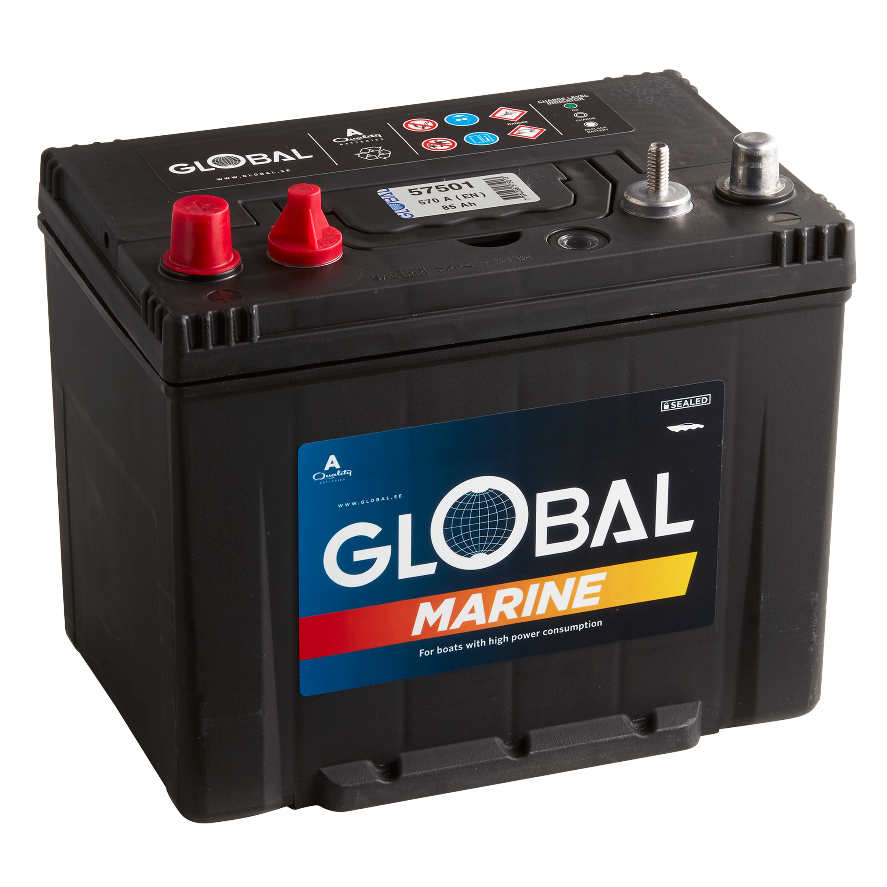 GLOBAL SMF MARIN Batteri 85Ah