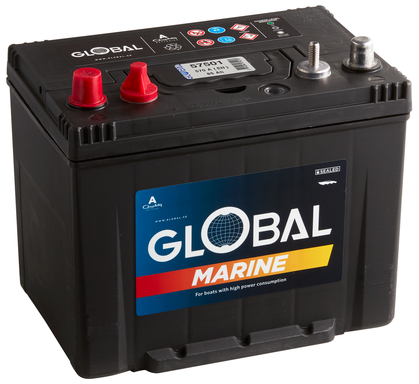 GLOBAL SMF MARIN Batteri 85Ah