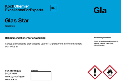 Koch-Chemie Etikett för Tomflaska