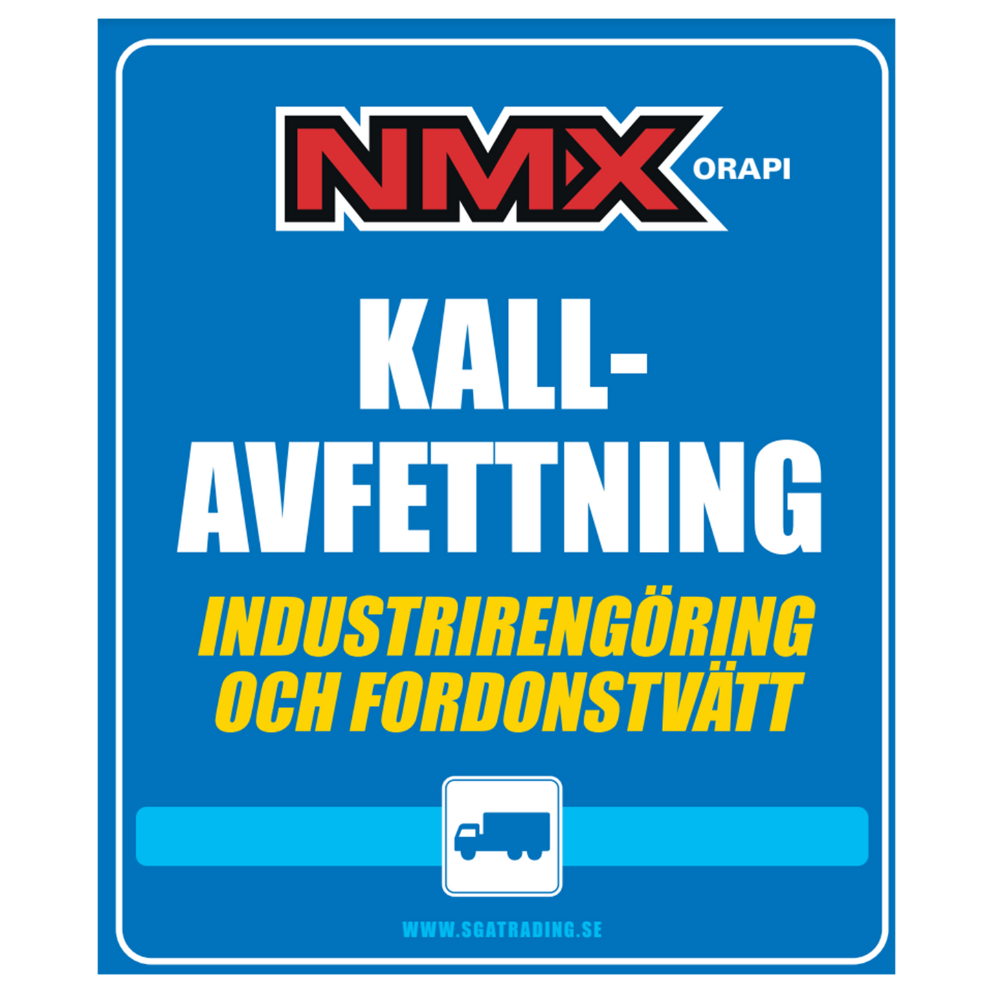 Kallavfettning & tjärlösare ORAPI NMX Kallavfettning