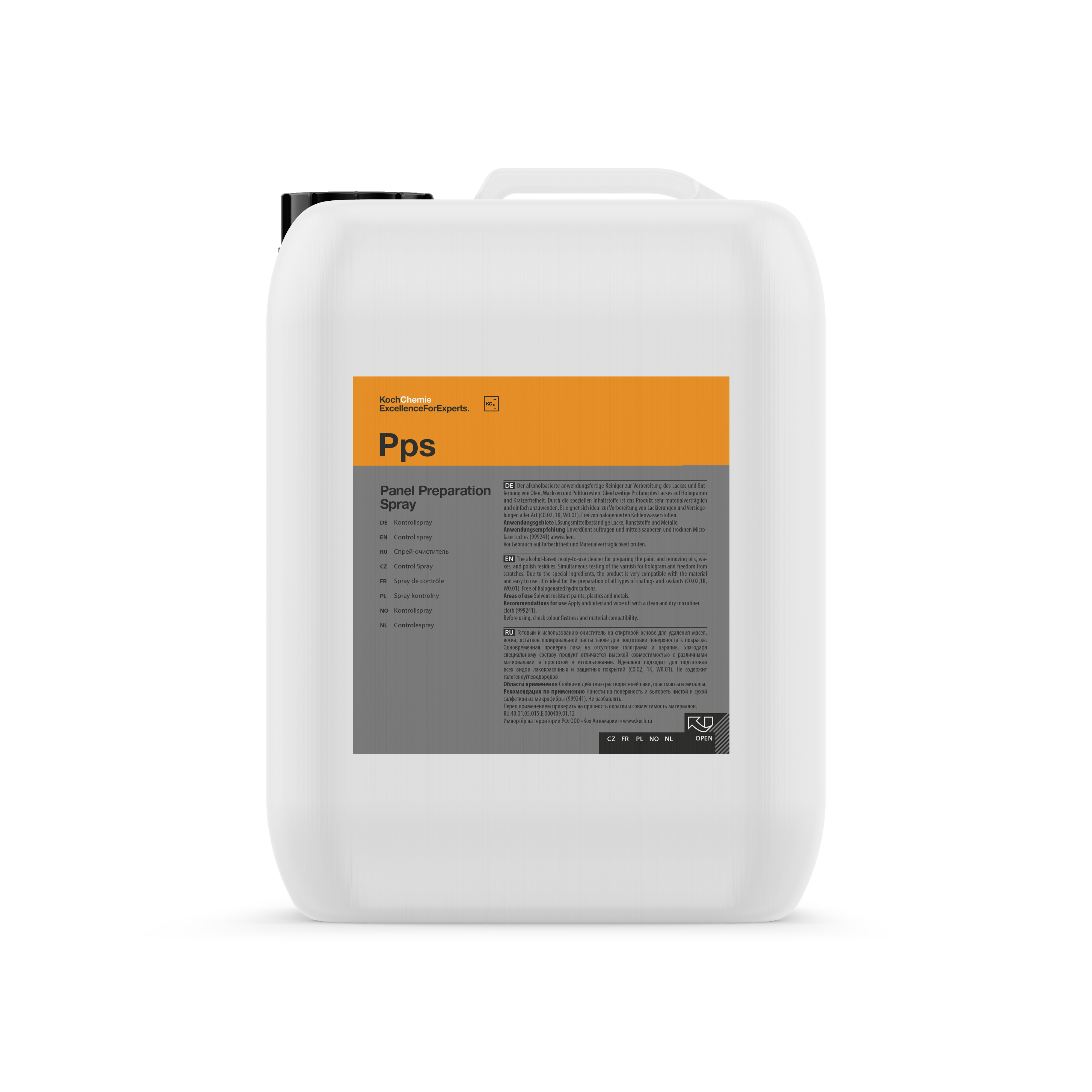 Djuprengöring Koch-Chemie Panel Preparation Spray, 5L