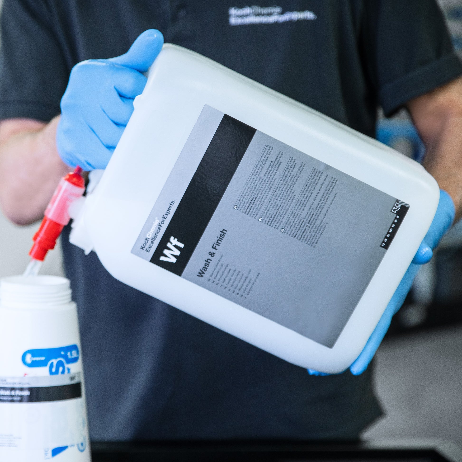 Vattenfri snabbtvätt glans Koch-Chemie Wash & Finish, 10 liter detaljbild