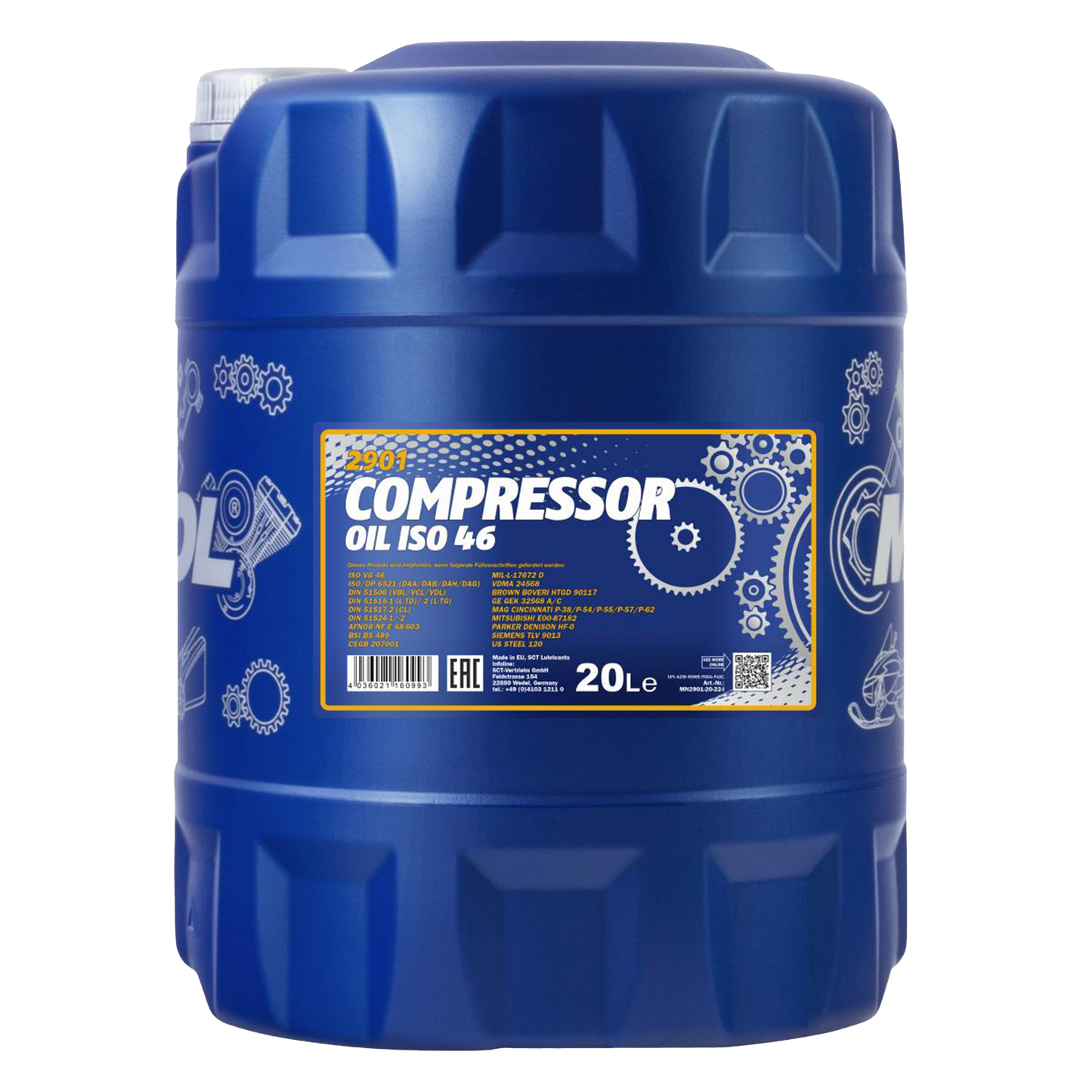 Kompressorolja Mannol Compressor Oil ISO 46, 20 Liter