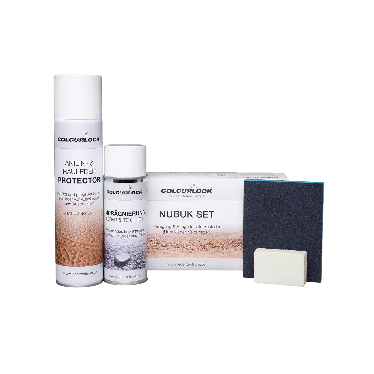 Läderrengöring & Skydd Colourlock Suede and Nubuck Care Kit