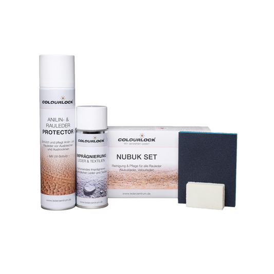 Läderrengöring & Skydd Colourlock Suede and Nubuck Care Kit