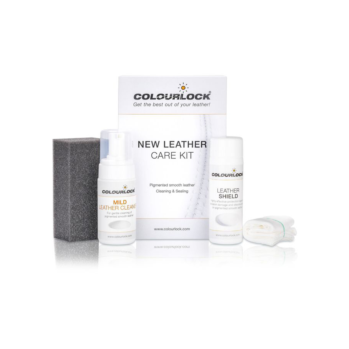Lädervårdsset Colourlock New Leather Care Kit with Cleaner & Leather Shield, 150 ml & 125 ml