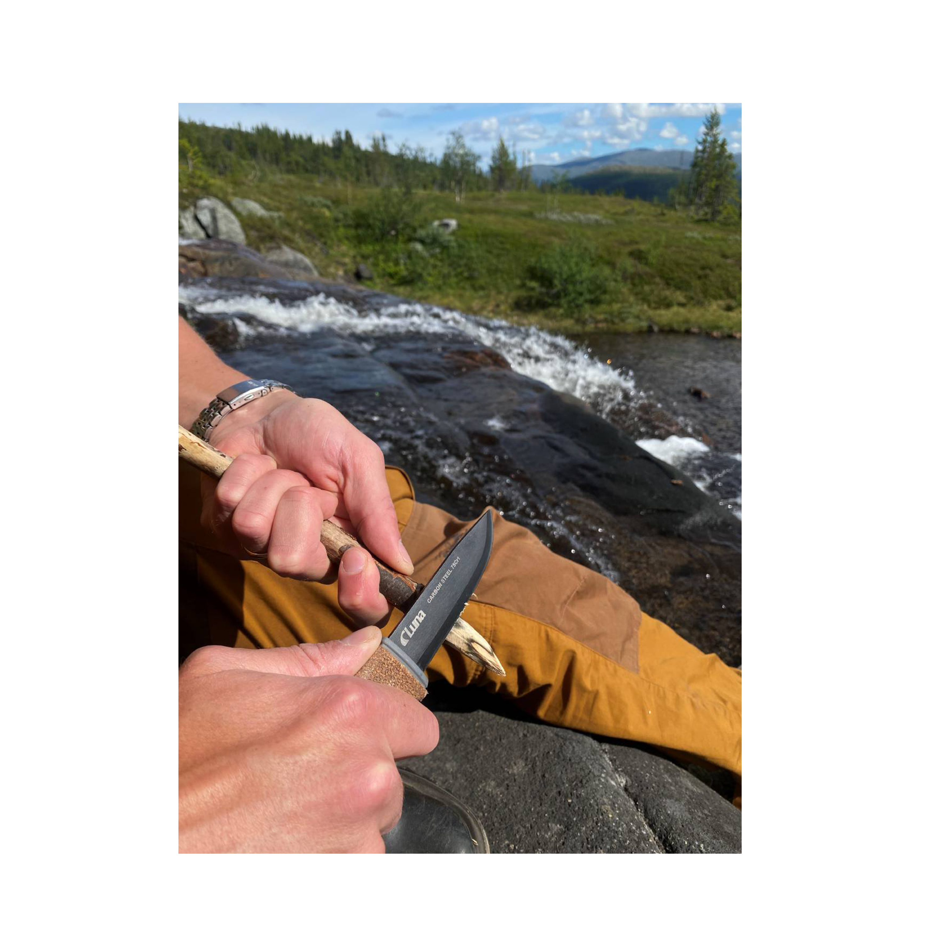 Hantverkarkniv Grov Luna CS TPE