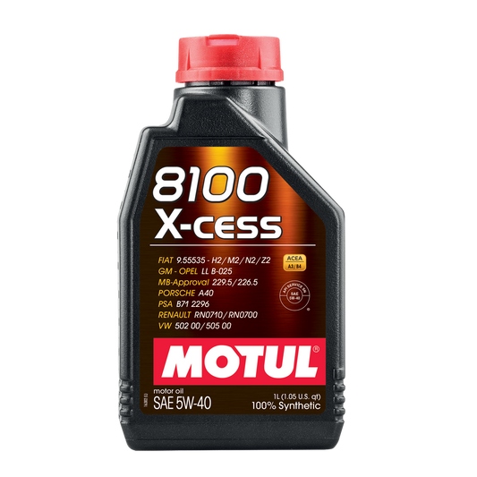 Motul 8100 X-CESS 5W-40, 1 liter
